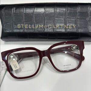 Stella McCartney Burgandy Glasses